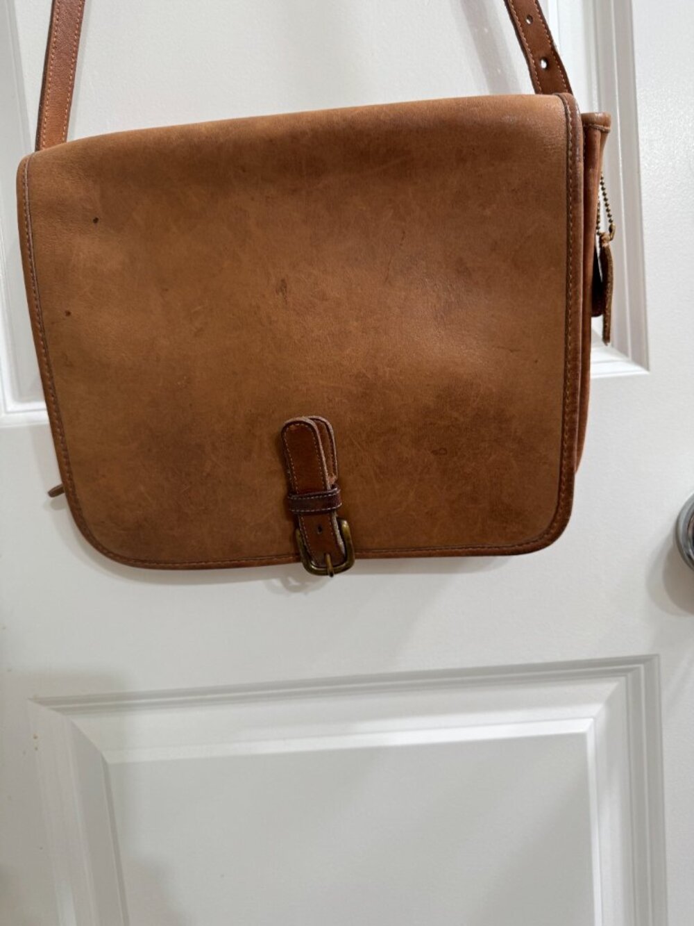 Coach Vintage Glove-tanned Leather Bag, British Tan
